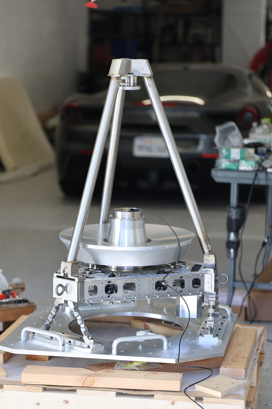 Dynamic Test Model fully assembled, ready for shipping to vibration test