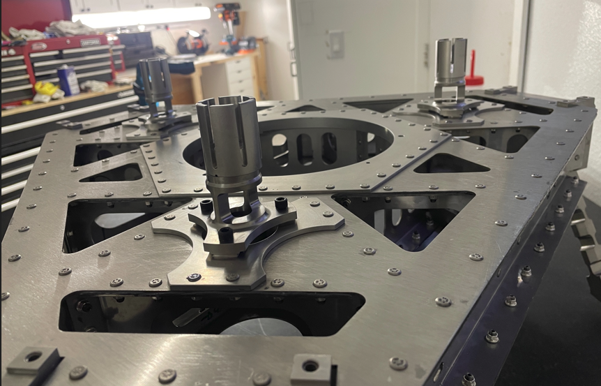 Optical bench interior view